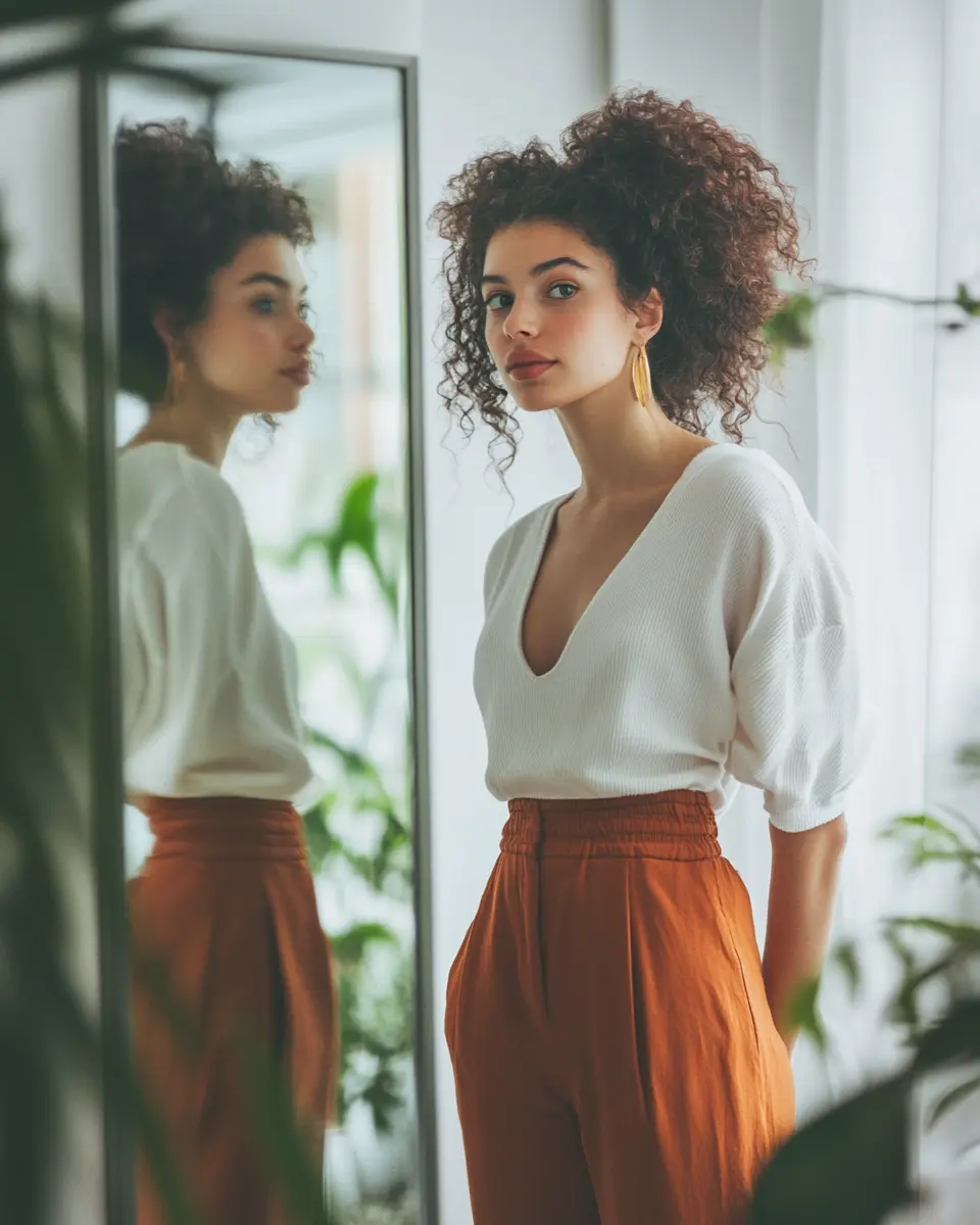 Fashion investment pieces guide showing quality clothing