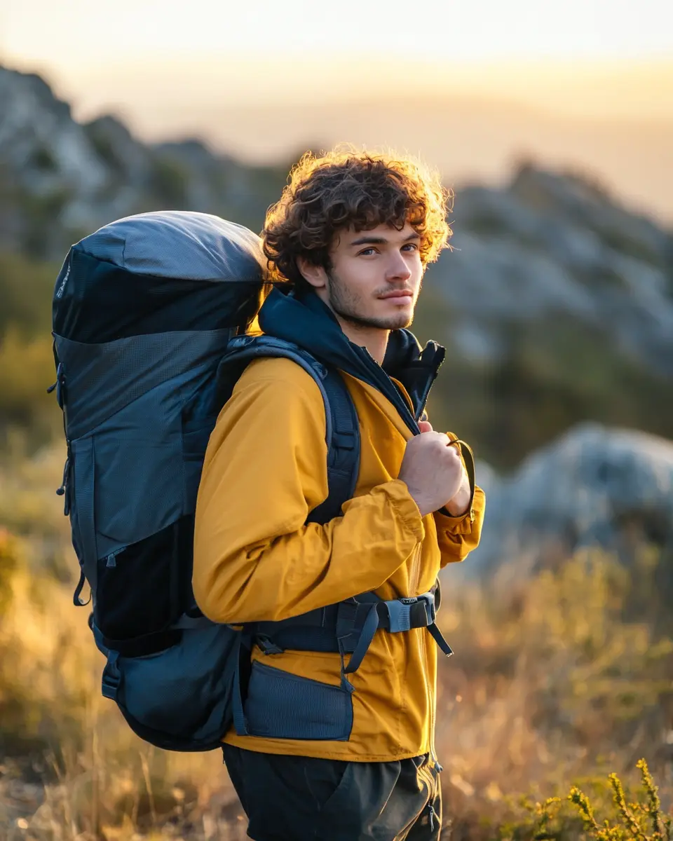 Outdoor adventure gear guide showing camping equipment